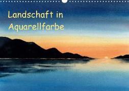Landschaft in Aquarellfarbe (Wandkalender 2019 DIN A3 quer)