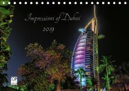 Impressions of Dubai 2019 (Tischkalender 2019 DIN A5 quer)