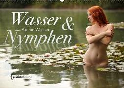 Wasser und Nymphen - Akt am Wasser (Wandkalender 2019 DIN A2 quer)