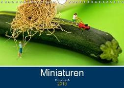 Miniaturen - Klein ganz groß (Wandkalender 2019 DIN A4 quer)