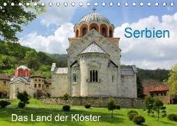Serbien - Das Land der Klöster (Tischkalender 2019 DIN A5 quer)