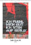 Berlin Street Art (Wandkalender 2019 DIN A3 hoch)