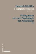 Prolegomena zu einer Psychologie der Architektur (1886)