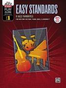 Alfred Jazz Easy Play-Along -- Easy Standards, Vol 1: Rhythm Section (Piano, Bass, Drum Set), Book & Online Audio [With CD (Audio)]