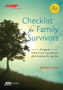Aba/AARP Checklist for Family Survivors: A Guide to Practical and Legal Matters When Someone You Love Dies [With CDROM]