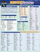 Latin Vocabulary: A Quickstudy Laminated Reference Guide