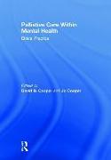 Palliative Care within Mental Health