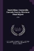 Guisti Mine, Centerville, Cascade County, Montana: Final Report: 1985