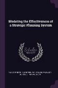 Modeling the Effectiveness of a Strategic Planning System