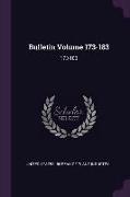 Bulletin Volume 173-183: 173-183