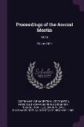 Proceedings of the Annual Meetin: 1870, Volume 1870