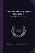 Narrative and Lyric Poems (First Series): For Use in the Lower School