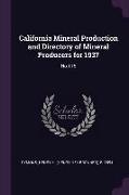 California Mineral Production and Directory of Mineral Producers for 1937: No.116