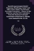 Special Improvement District Financing: Resolving a Crisis? and Other Issues Before the Revenue Oversight Committee: A Report to the Governor and the