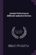 Analyst Following in Different Industry Sectors