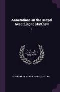 Annotations on the Gospel According to Matthew: 1
