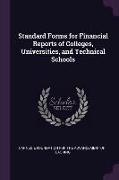 Standard Forms for Financial Reports of Colleges, Universities, and Technical Schools