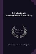 Introduction to Immunochemical Specificity