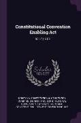 Constitutional Convention Enabling ACT: 1971-72 Rep 1