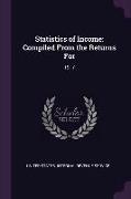 Statistics of Income: Compiled from the Returns For: 1917