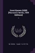 Great Known (1928) [harmonic Series, 1928 Editions]: 4
