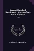 Annual Statistical Supplement - Montana State Board of Health: 1955