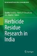 Herbicide Residue Research in India