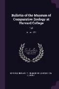 Bulletin of the Museum of Comparative Zoology at Harvard College: 124, Volume 124