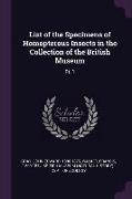 List of the Specimens of Homopterous Insects in the Collection of the British Museum: Pt. 1
