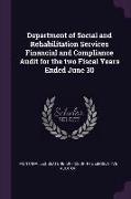 Department of Social and Rehabilitation Services Financial and Compliance Audit for the Two Fiscal Years Ended June 30