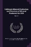California Mineral Production and Directory of Mineral Producers for 1935: No.112