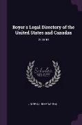 Boyer's Legal Directory of the United States and Canadas: Yr.1890