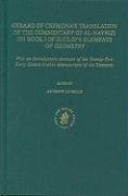 The Commentary of Al-Nayrizi on Book I of Euclid's Elements of Geometry: With an Introduction on the Transmission of Euclid's Elements in the Middle A