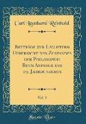 Beyträge zur Leichtern Uebersicht des Zustandes der Philosophie Beym Anfange des 19. Jahrhunderts, Vol. 3 (Classic Reprint)