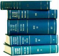 Recueil Des Cours, Collected Courses, Tome/Volume 250a (Index Tomes/Volumes 1993-1994)
