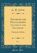 Handbuch der Pädagogischen Literatur der Gegenwart, Vol. 1