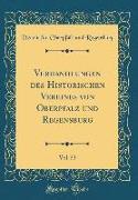 Verhandlungen des Historischen Vereines von Oberpfalz und Regensburg, Vol. 53 (Classic Reprint)