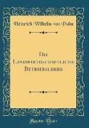 Die Landwirthschaftliche Betriebslehre (Classic Reprint)