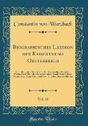 Biographisches Lexikon des Kaiserthums Oesterreich, Vol. 25