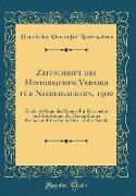 Zeitschrift des Historischen Vereins für Niedersachsen, 1900