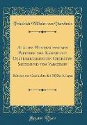 Aus den Hinterlassenen Papieren des Kaiserlich Oesterreichischen Obersten Sigismund von Varchmin