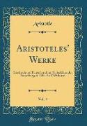 Aristoteles' Werke, Vol. 4