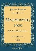 Mnemosyne, 1900, Vol. 28: Bibliotheca Philologica Batava (Classic Reprint)