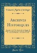Archives Historiques