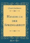 Handbuch der Sprengarbeit (Classic Reprint)