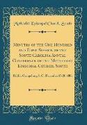 Minutes of the One Hundred and First Session of the South Carolina Annual Conference of the Methodist Episcopal Church, South: Held in Orangeburg, S