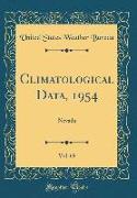 Climatological Data, 1954, Vol. 69: Nevada (Classic Reprint)