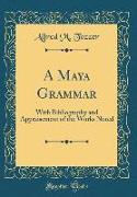 A Maya Grammar: With Bibliography and Appraisement of the Works Noted (Classic Reprint)