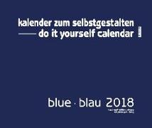 Blue - Blau 2024 - Blanko Gross XL Format