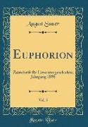 Euphorion, Vol. 5